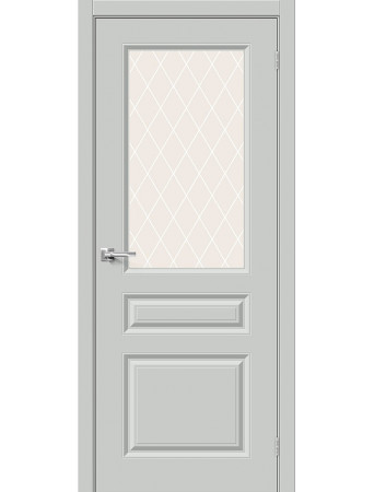Межкомнатная дверь Скинни 15.1 Grace / White Сrystal