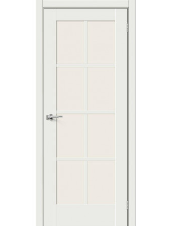 Межкомнатная дверь Прима-11.1 White Matt