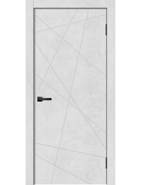 Дверь Geometry-1 Бетон снежный ПГ
