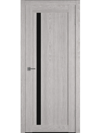 Межкомнатная дверь Atum Pro Х34 ПО Mild stratum/ Black gloss