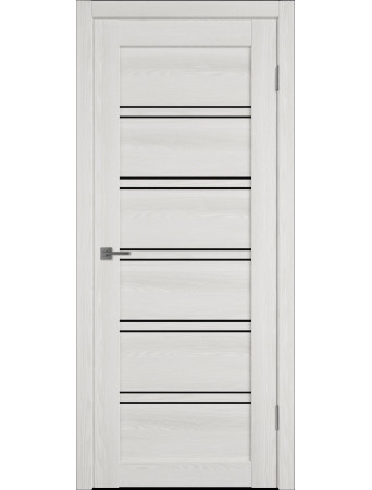 Межкомнатная дверь Atum Pro Х28 ПО Bianco P/ BLACK GLOSS