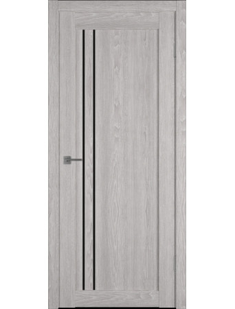 Межкомнатная дверь Atum Pro Х33 ПО Mild stratum/ Black gloss