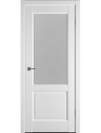 Межкомнатная дверь Elegant 2 ДО ПО Эмалекс белый/ White cloud