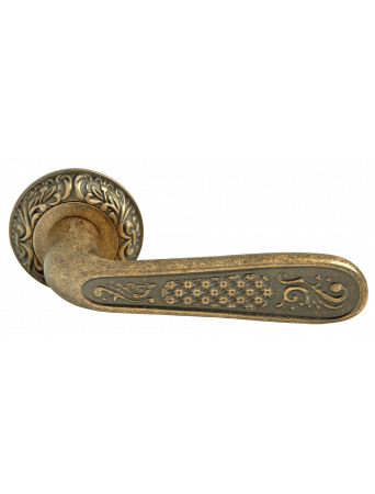Дверные ручки Rucetti RAP-CLASSIC 1 OMB Цвет - старая античная бронза